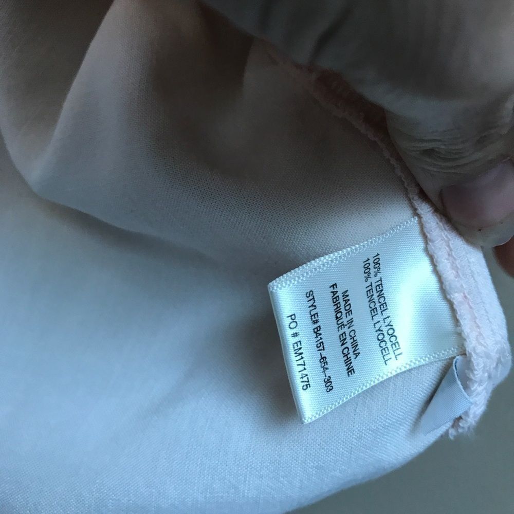 Bella Dahl Women's Cap Sleeve Tie-Up Front Shirt Button-Up Women's Top (XS) - Picture 8 of 11